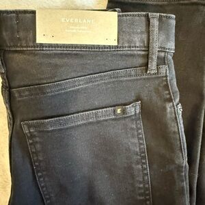 Everlane Black High Waisted Skinny Cropped Jeans, NWT
